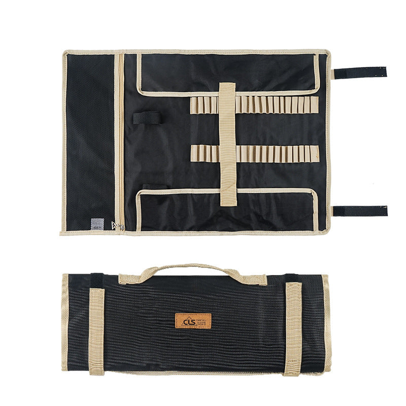 Large Oxford Cloth Tent Stake & Hammer Storage Bag – 44 lb Capacity Camping Tool Organizer