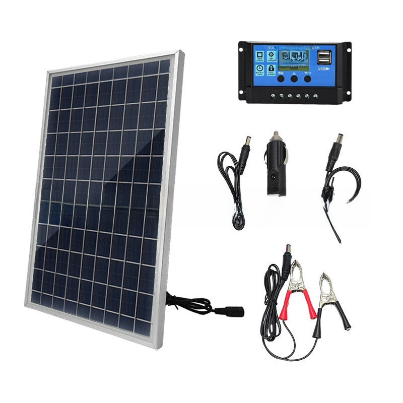 10W 12V Polycrystalline Solar Panel IP65 Portable Charger