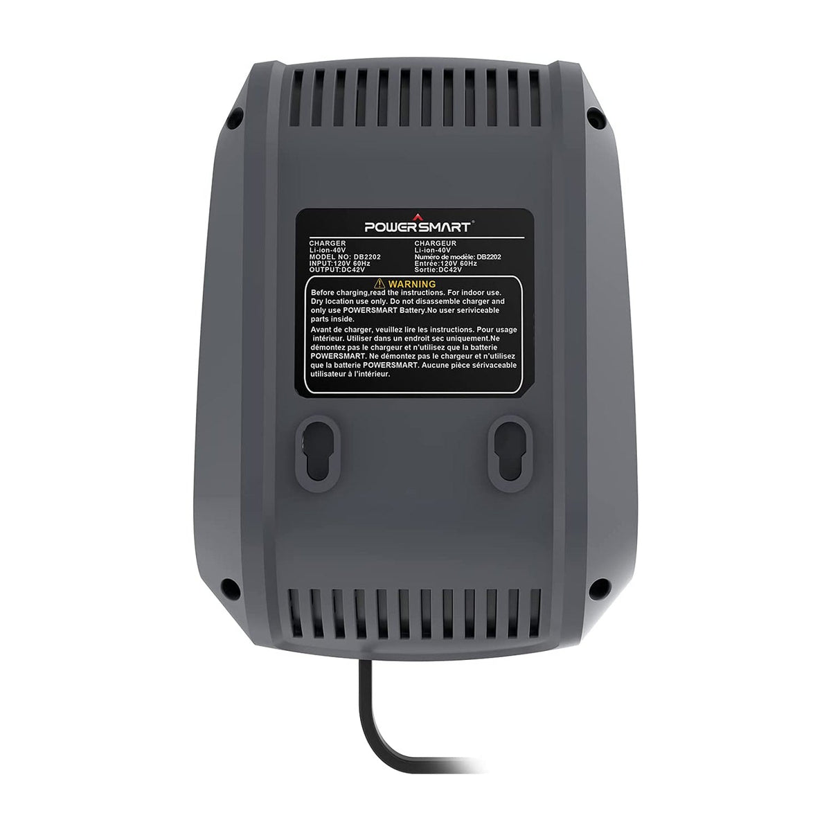PowerSmart 40V 4A Battery Charger DB2202A For Cordless Tools