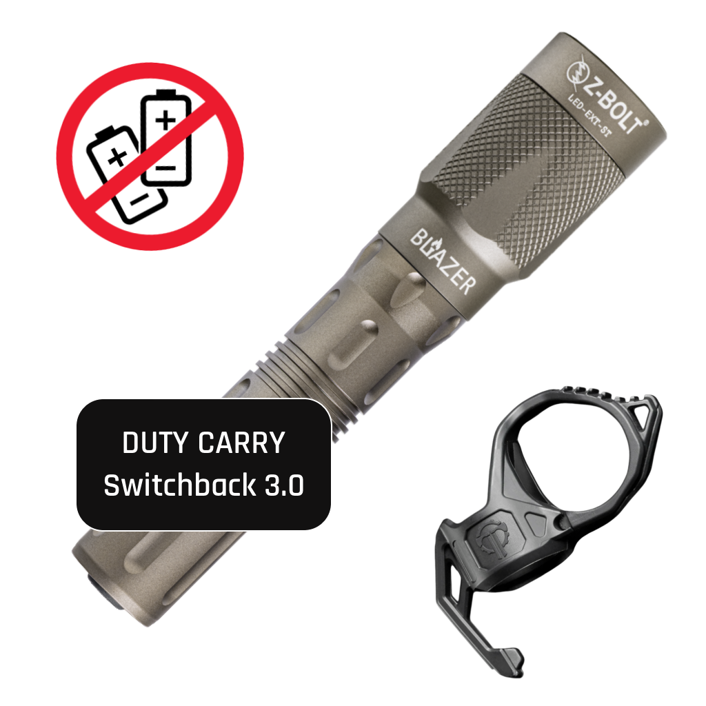 Z-BOLT 650-Lumen 18650 Tactical Flashlight – 200m Long-Range LED Light