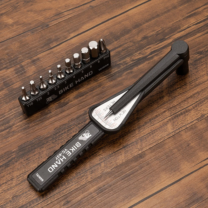 Pointer Torque Wrench 2 To 10Nm Adjustable Multi Tool Set With 10 Adapters
