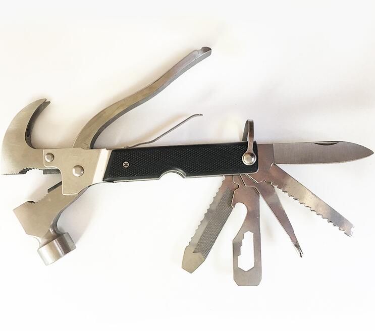 Tactical 18 Function Multi Tool Claw Hammer Camping Survival Folding Gear
