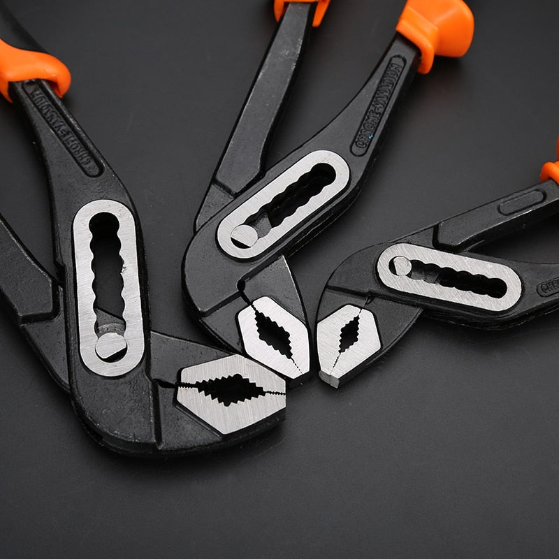 8 10 12 Heavy Duty Quick Pipe Wrench Adjustable Water Pipe Pliers Carbon Steel
