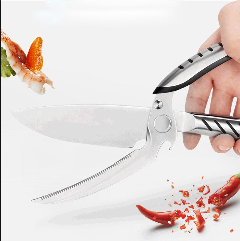 Xituo Stainless Steel Chicken Bone Scissors Multi Purpose Kitchen Shears