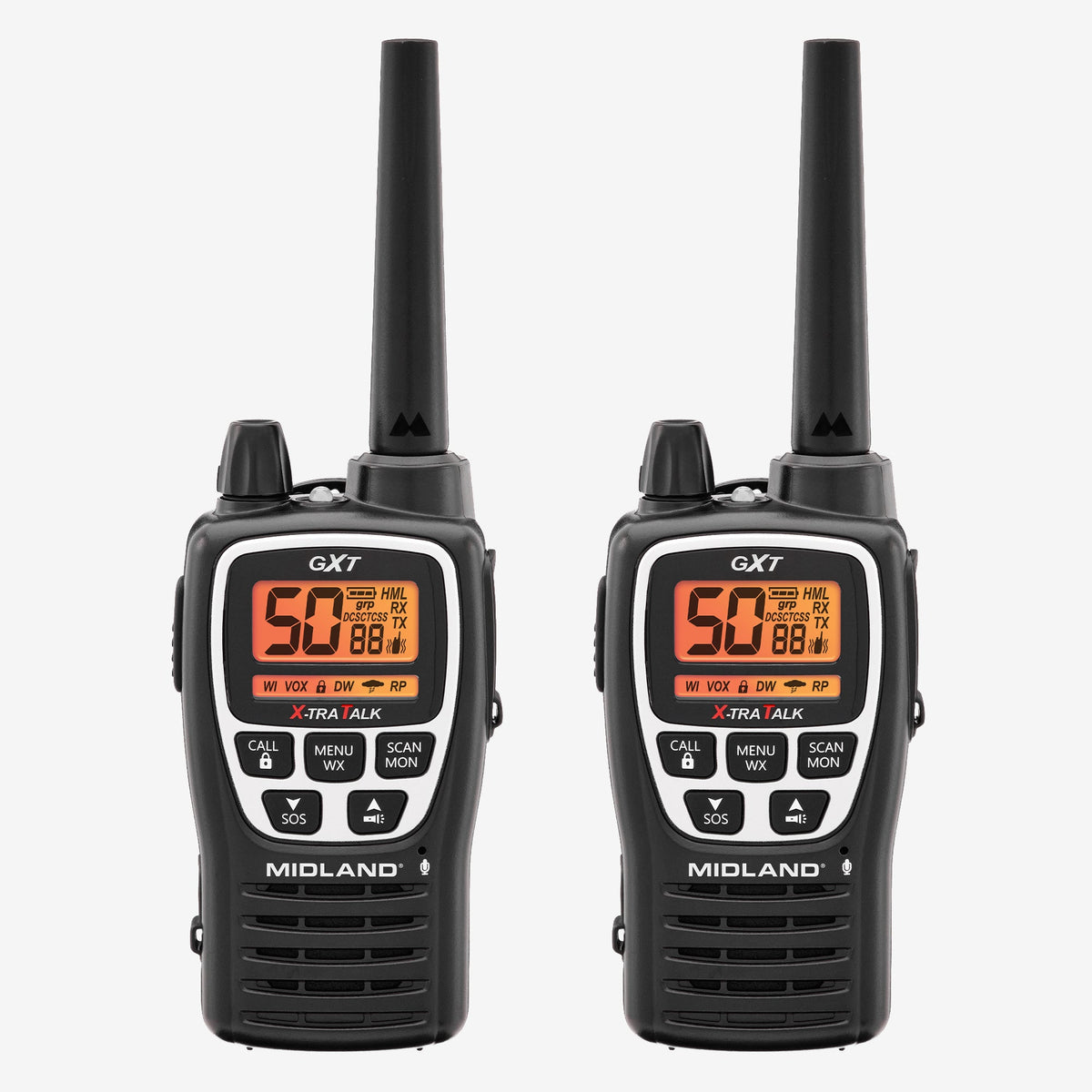 GXT3000 GMRS Two-Way Radios 2-Pack – USB-C Rechargeable & Repeater Capable