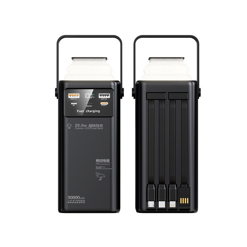 120W Solar Power Bank 200000mAh High Capacity Portable Charger