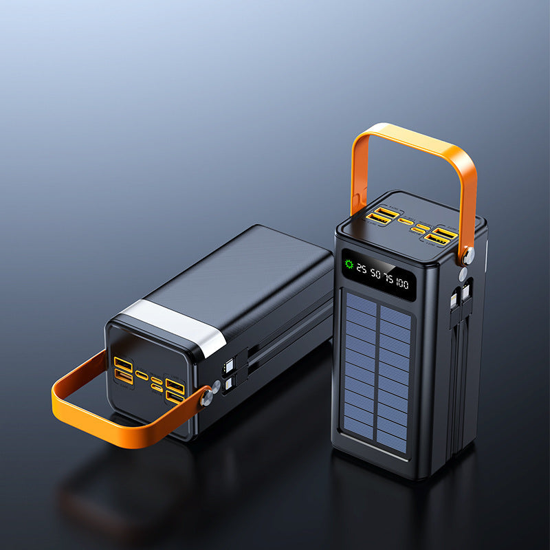 High Capacity 200000mAh Power Bank With Built In Cable 120W Fast Charge