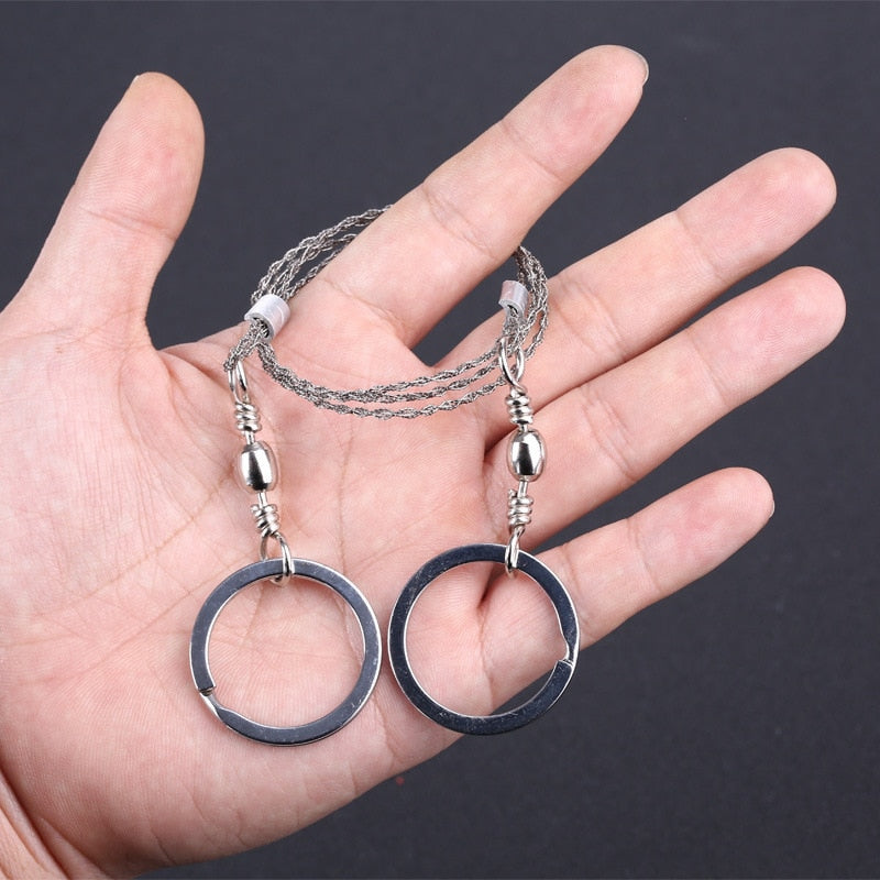 Portable Steel Wire Hand Chain Saw Camping Hiking Emergency Survival Tool Kit