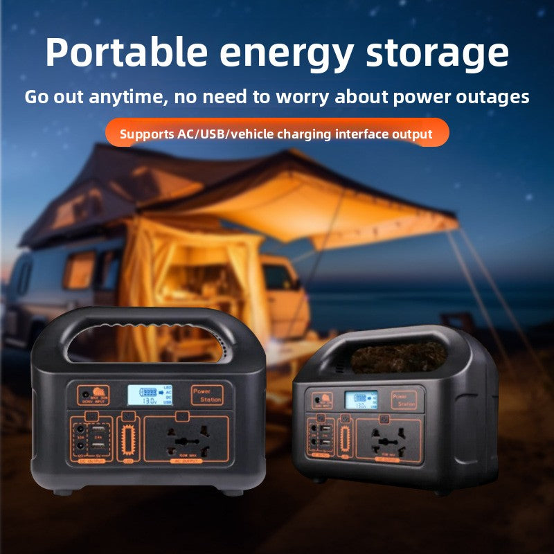 Portable Solar Power Station Dual Voltage High Capacity Battery