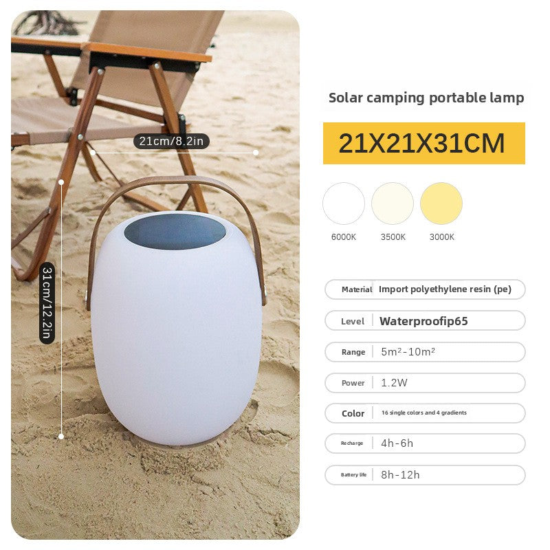 Solar Powered Portable Garden Lighting IP65 Remote Control Waterproof