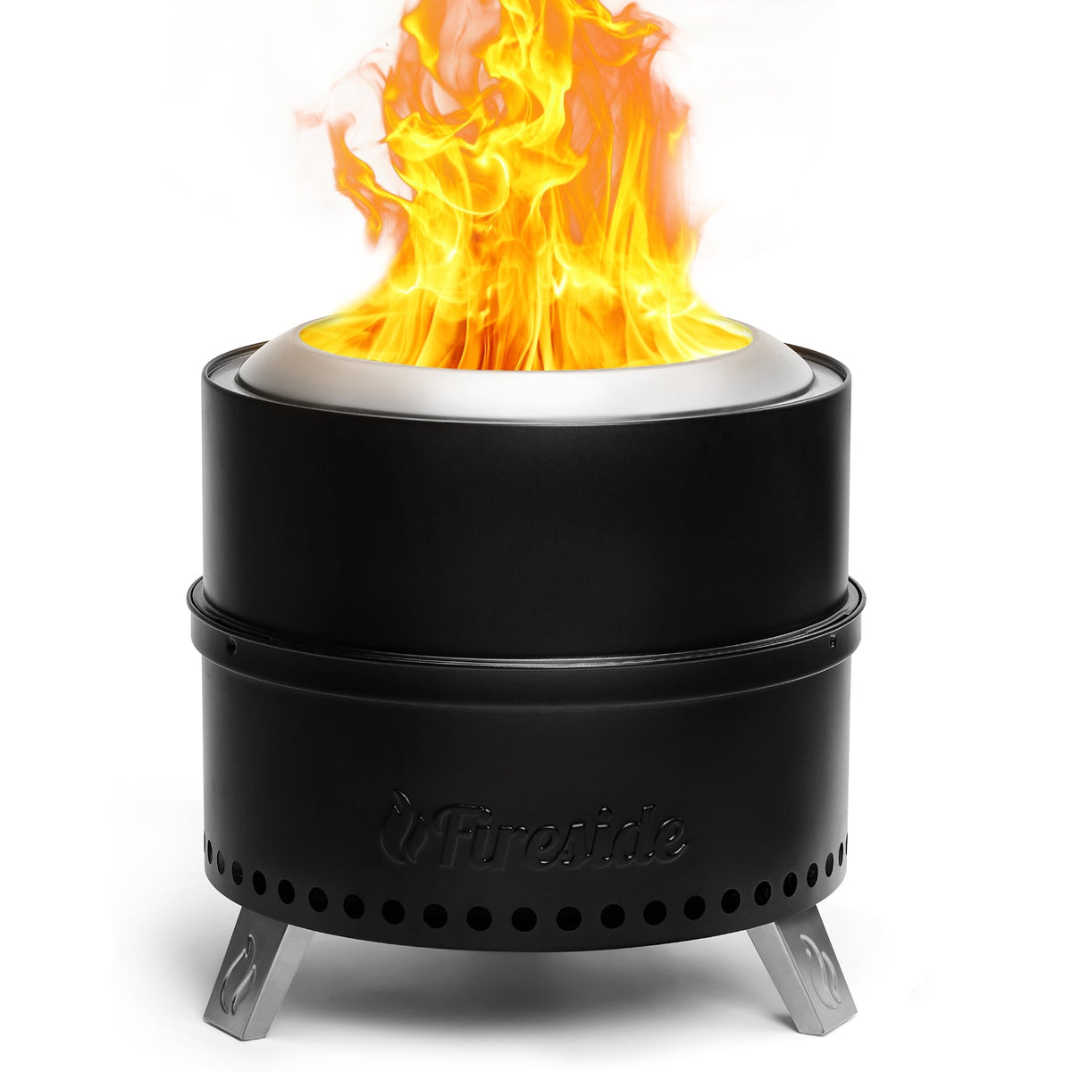 TURBRO Fireside Smokeless Outdoor Fire Pit – Portable Wood-Burning Bonfire for Patio, Backyard & Camping