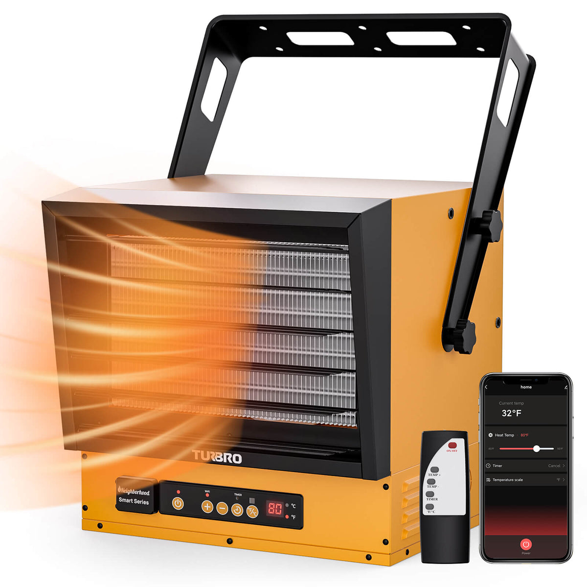 Neighborhood 10000W Smart Garage Heater With WiFi Control