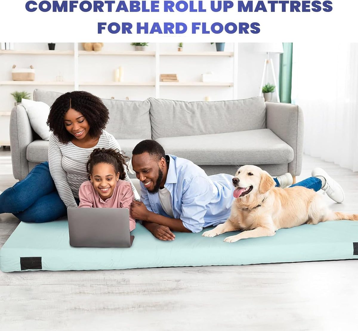 4-Inch Memory Foam Camping Mattress – Folding Waterproof Sleeping Pad