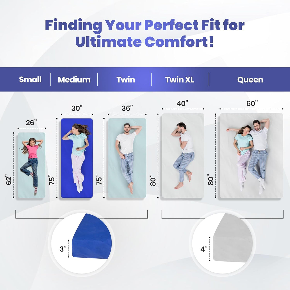 4-Inch Memory Foam Camping Mattress – Folding Waterproof Sleeping Pad
