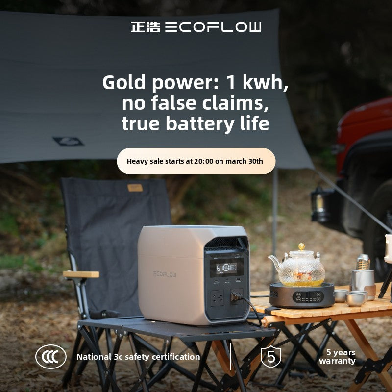 Portable Power Station 1024Wh 1800W Fast Charging Emergency Backup Generator