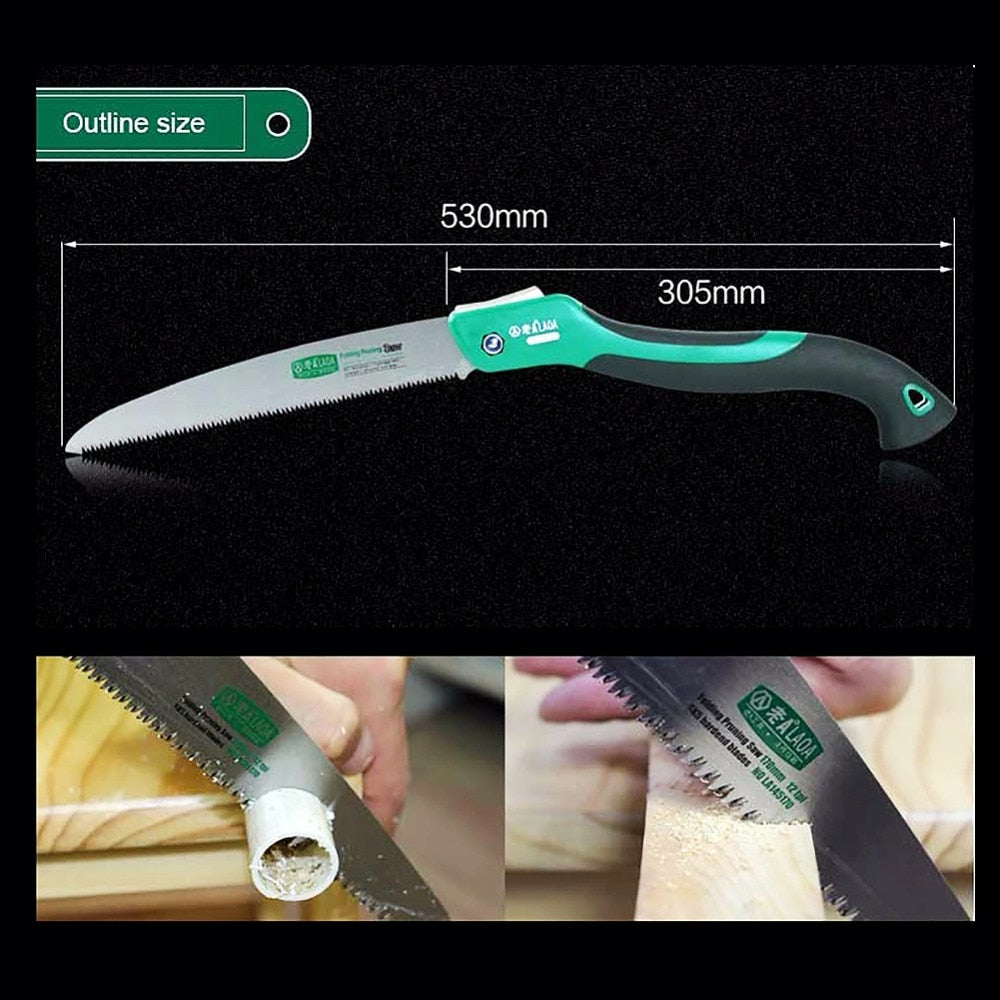 LAOA SK5 Folding Saw 10 Inch Portable Camping Tool