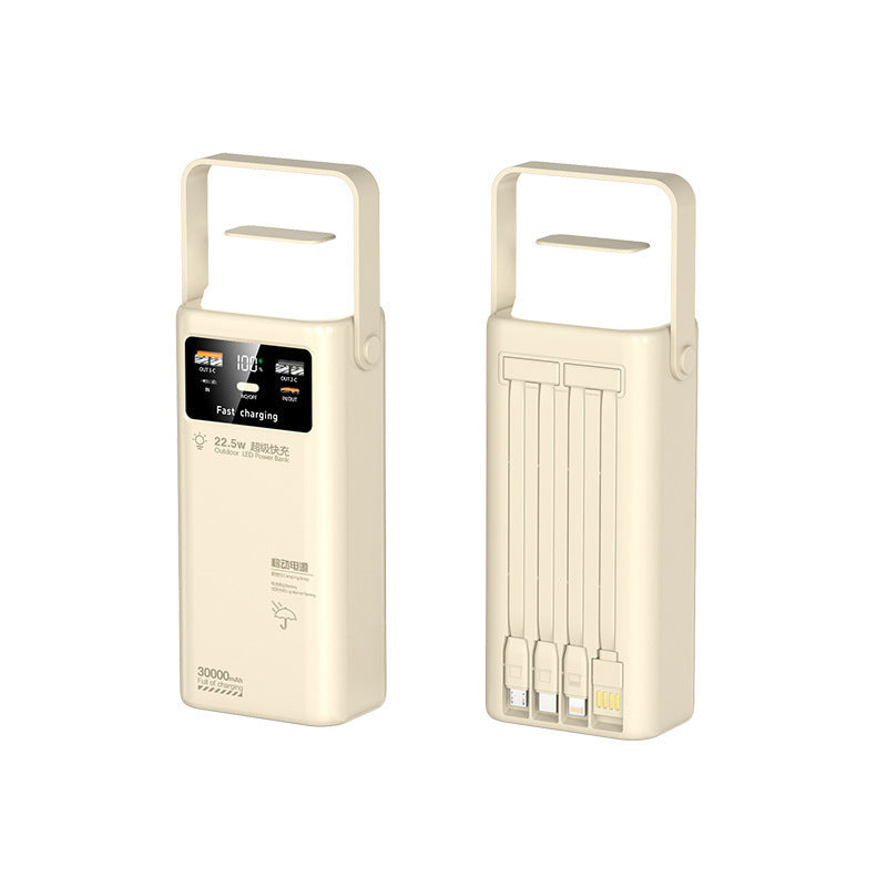 120W Solar Power Bank 200000mAh High Capacity Portable Charger