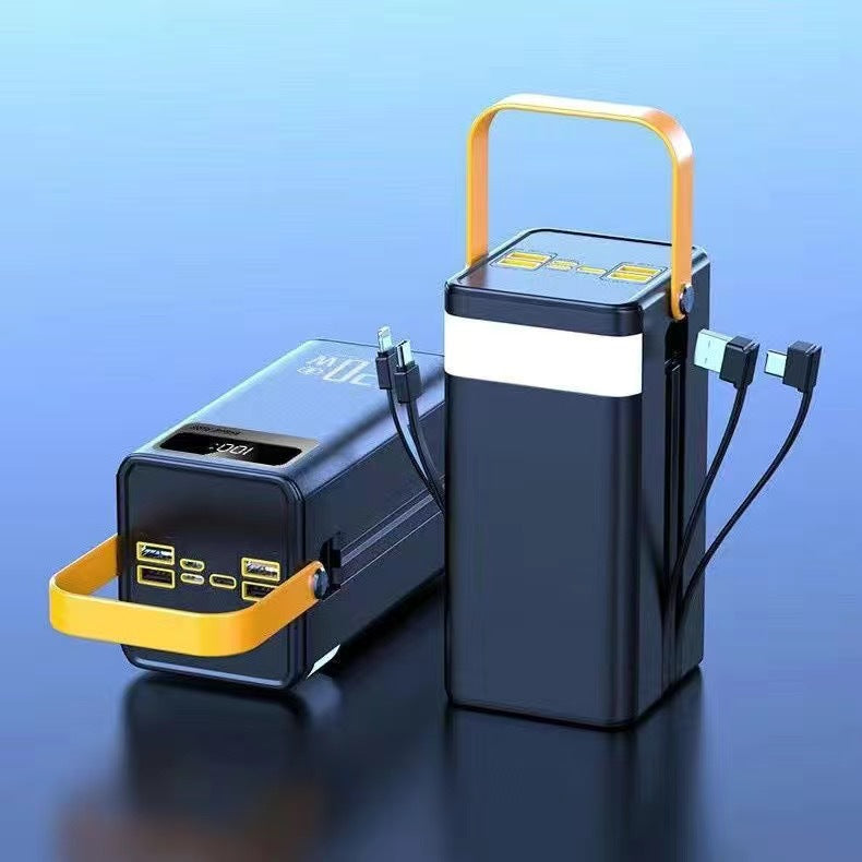 120W Solar Power Bank 200000mAh High Capacity Portable Charger