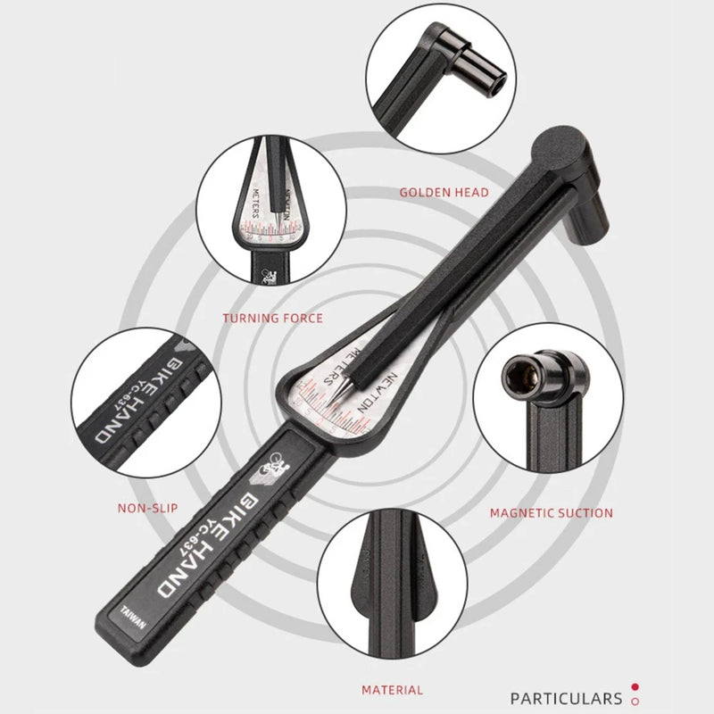 Pointer Torque Wrench 2 To 10Nm Adjustable Multi Tool Set With 10 Adapters