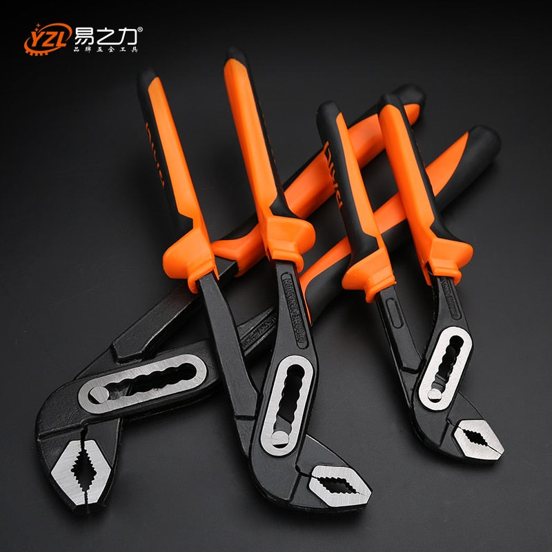 8 10 12 Heavy Duty Quick Pipe Wrench Adjustable Water Pipe Pliers Carbon Steel