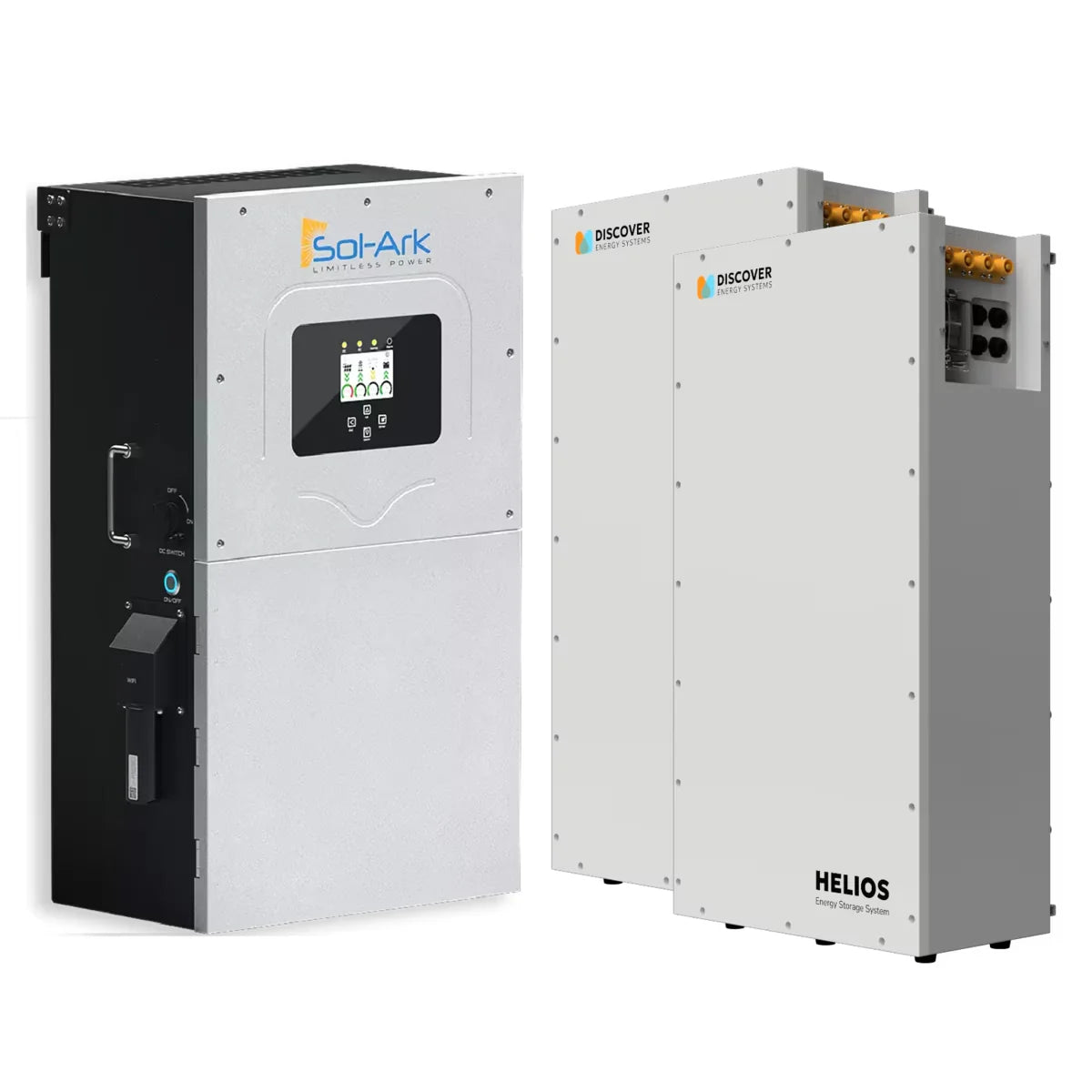 Sol-Ark 15K Whole-Home Backup Power System with 32kWh Discover Helios LiFePO4 Battery Storage