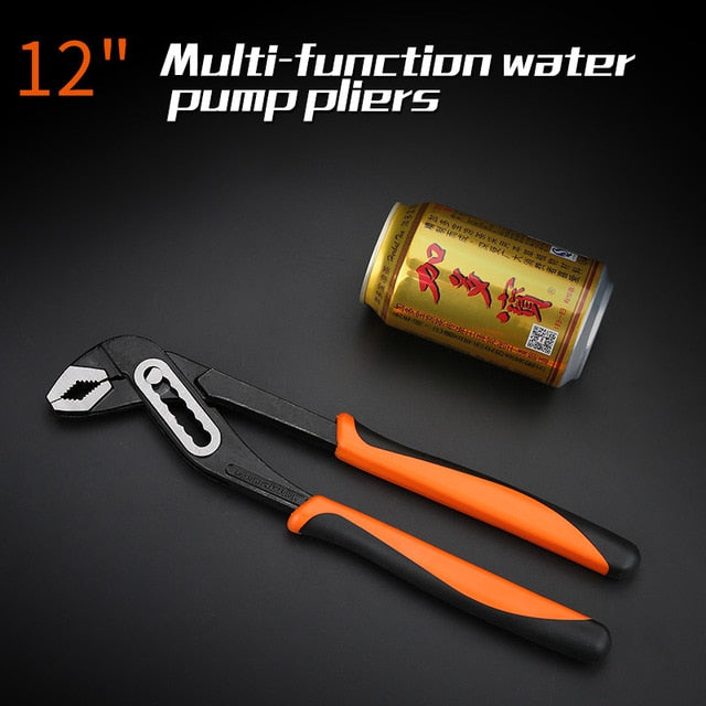 8 10 12 Heavy Duty Quick Pipe Wrench Adjustable Water Pipe Pliers Carbon Steel