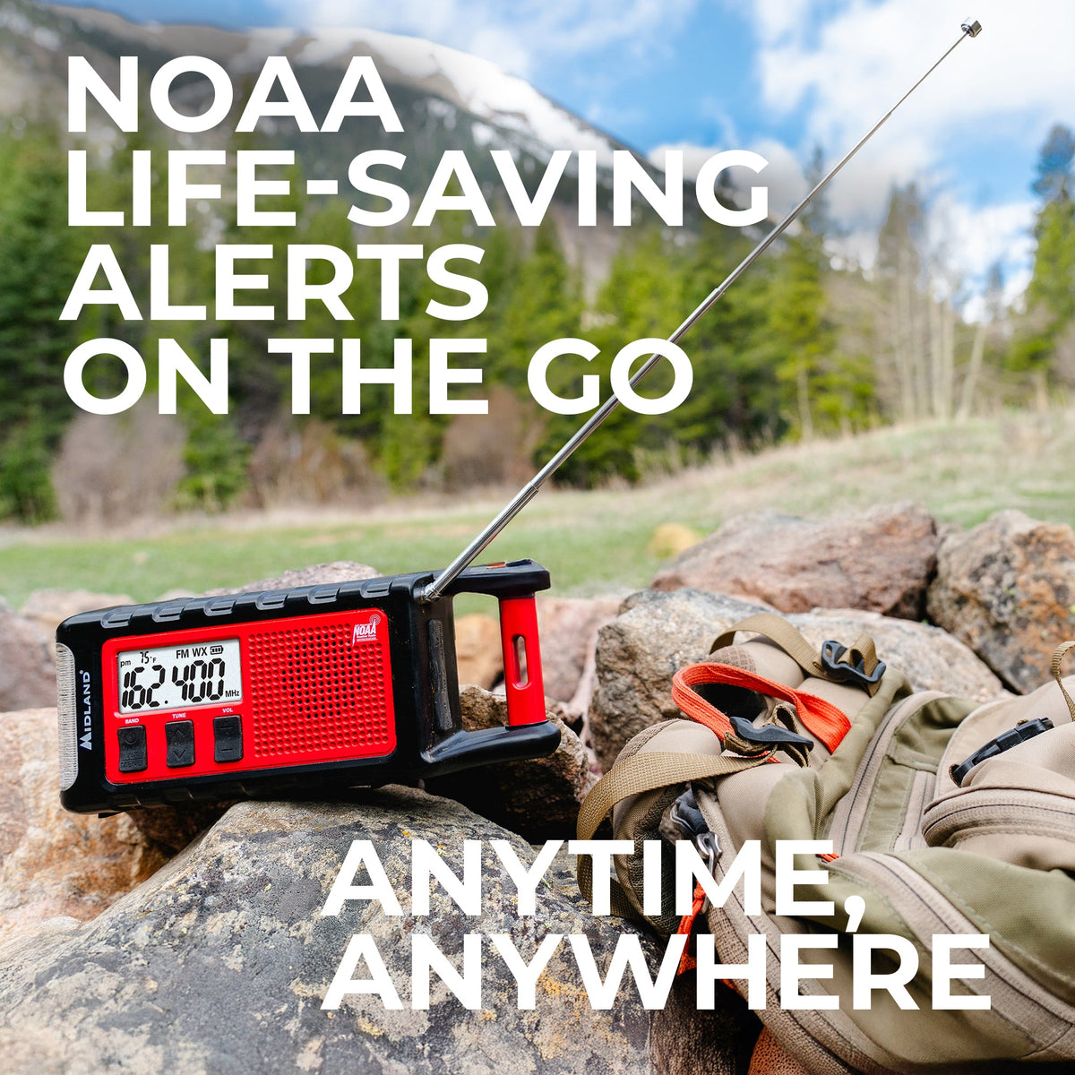 MIDLAND ER310PRO Emergency Crank Radio with Power Bank