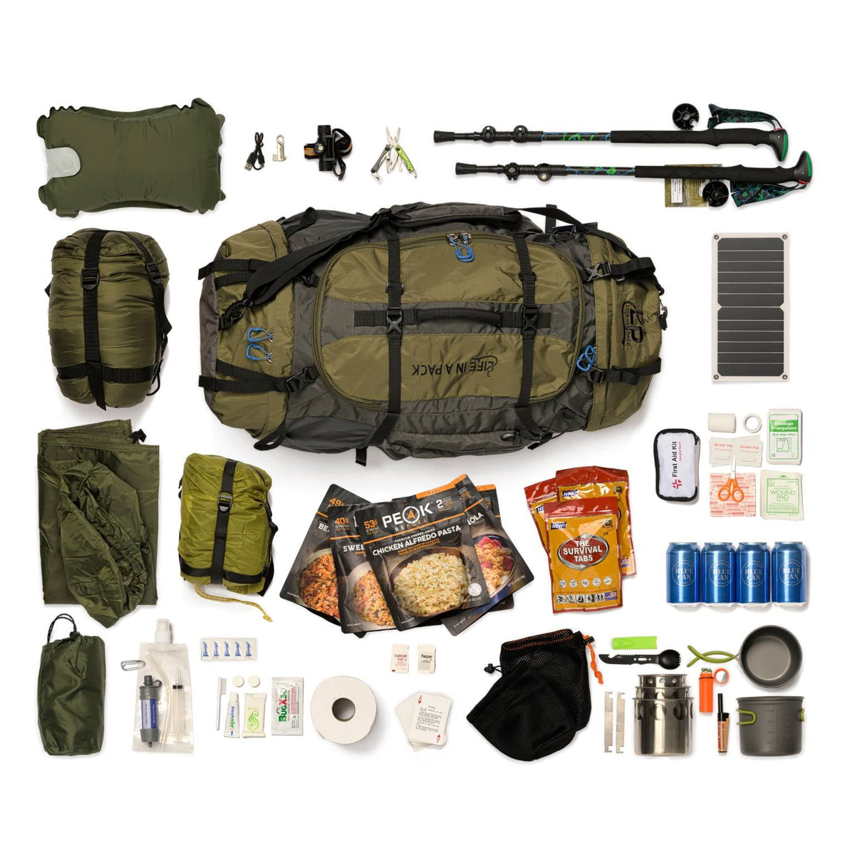 Life Pack Ultimate 7 Day Survival Emergency Preparedness Kit