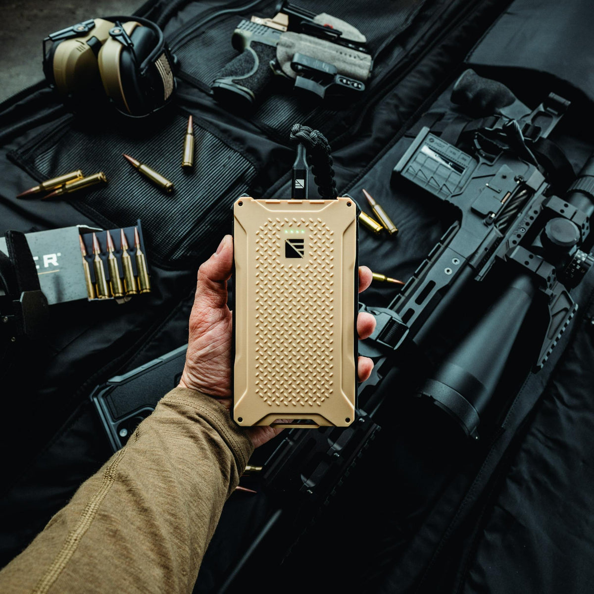 Poseidon Pro Rugged Waterproof Power Bank – Outdoor & Emergency Portable Charger