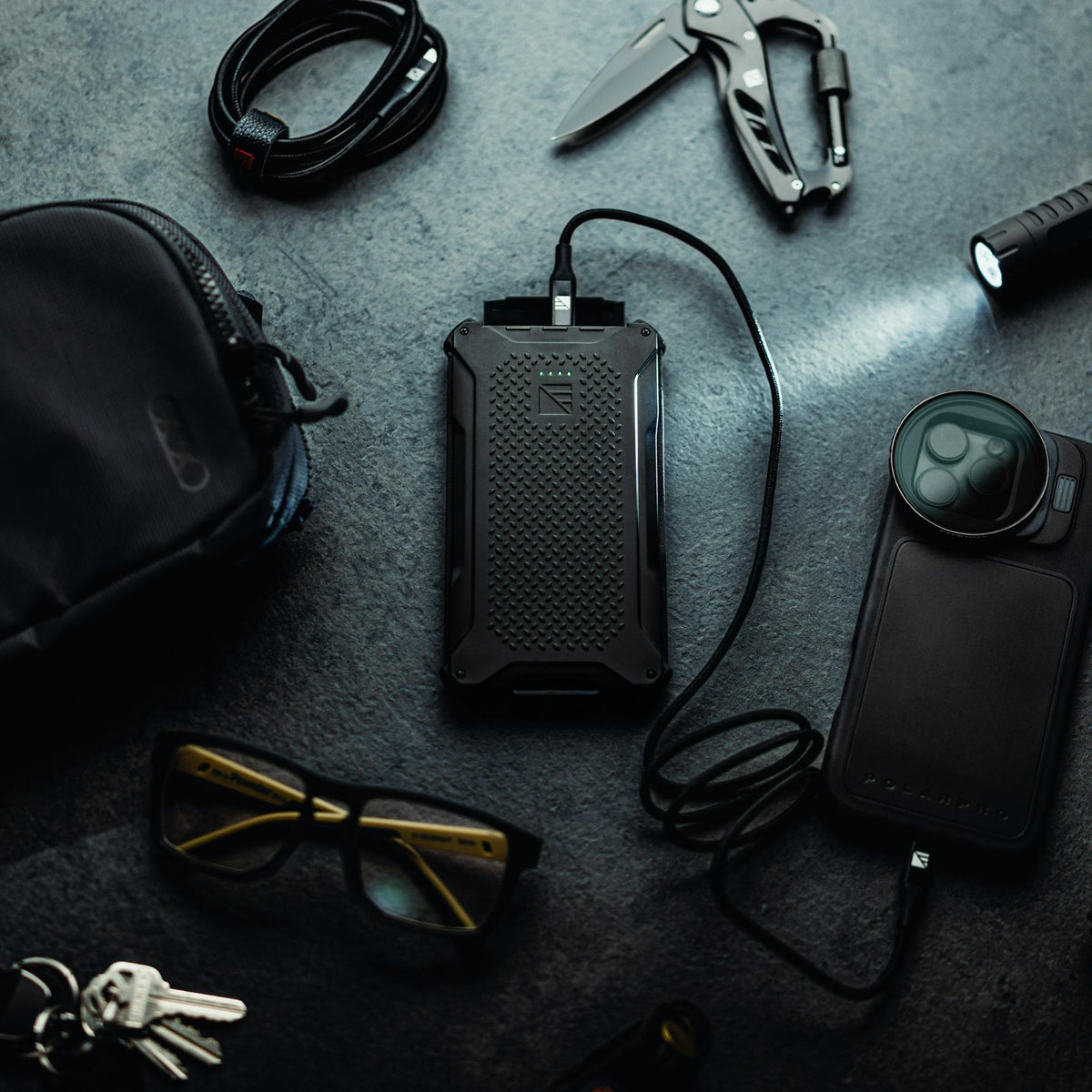 Poseidon Pro Rugged Waterproof Power Bank – Outdoor & Emergency Portable Charger