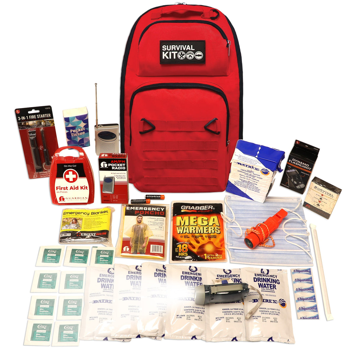 Emergency Preparedness Go-Bag Survival Kit – Disaster & Evacuation Supplies