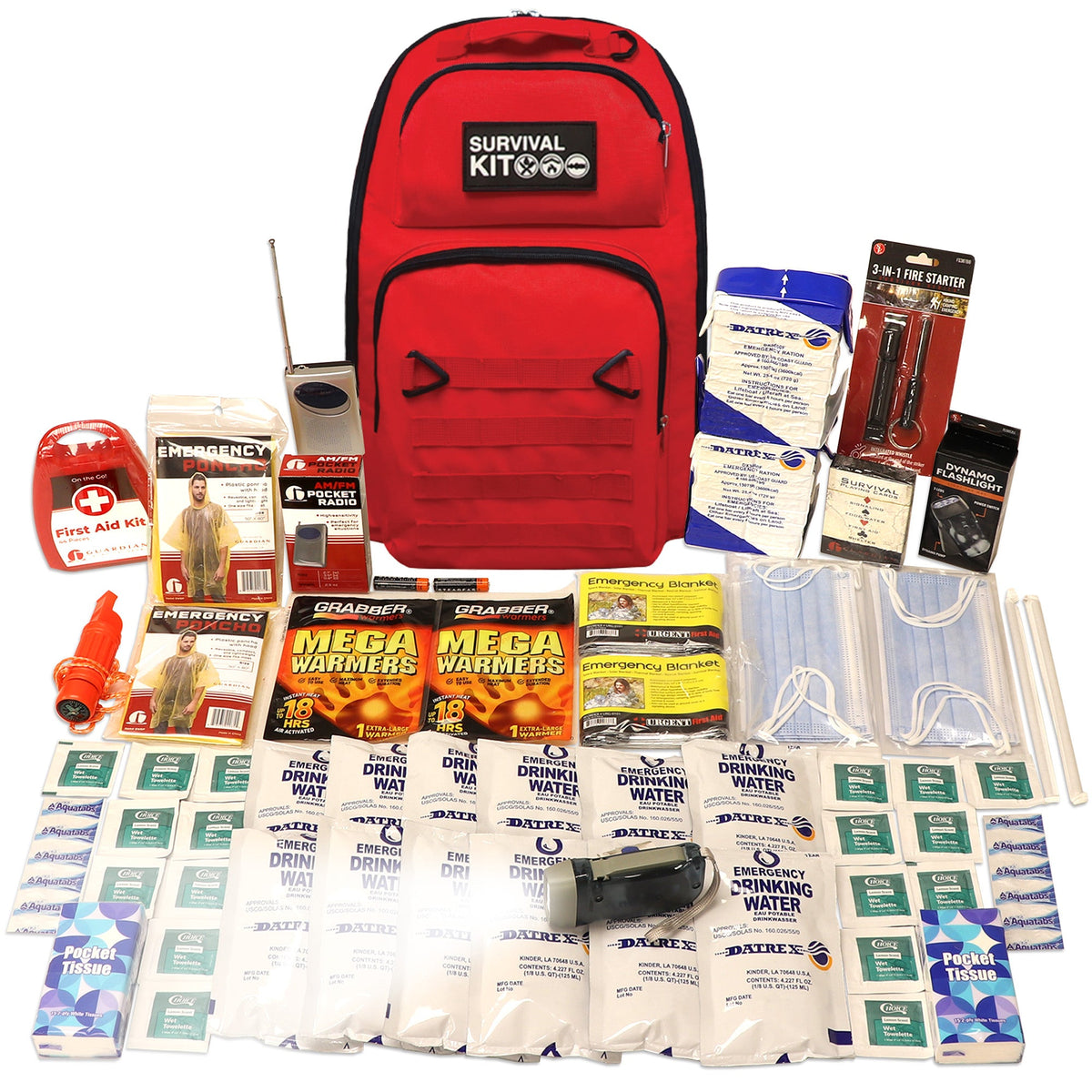Emergency Preparedness Go-Bag Survival Kit – Disaster & Evacuation Supplies