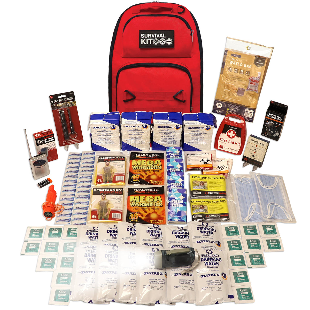 Emergency Preparedness Go-Bag Survival Kit – Disaster & Evacuation Supplies