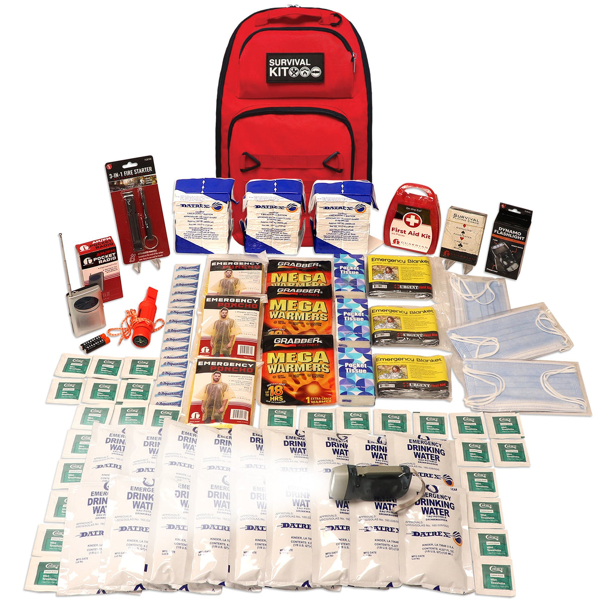Emergency Preparedness Go-Bag Survival Kit – Disaster & Evacuation Supplies