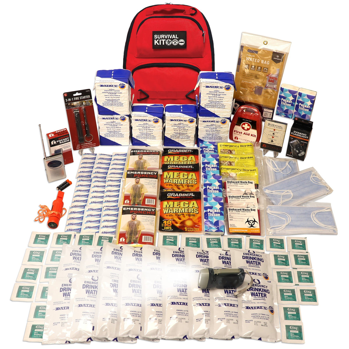 Emergency Preparedness Go-Bag Survival Kit – Disaster & Evacuation Supplies