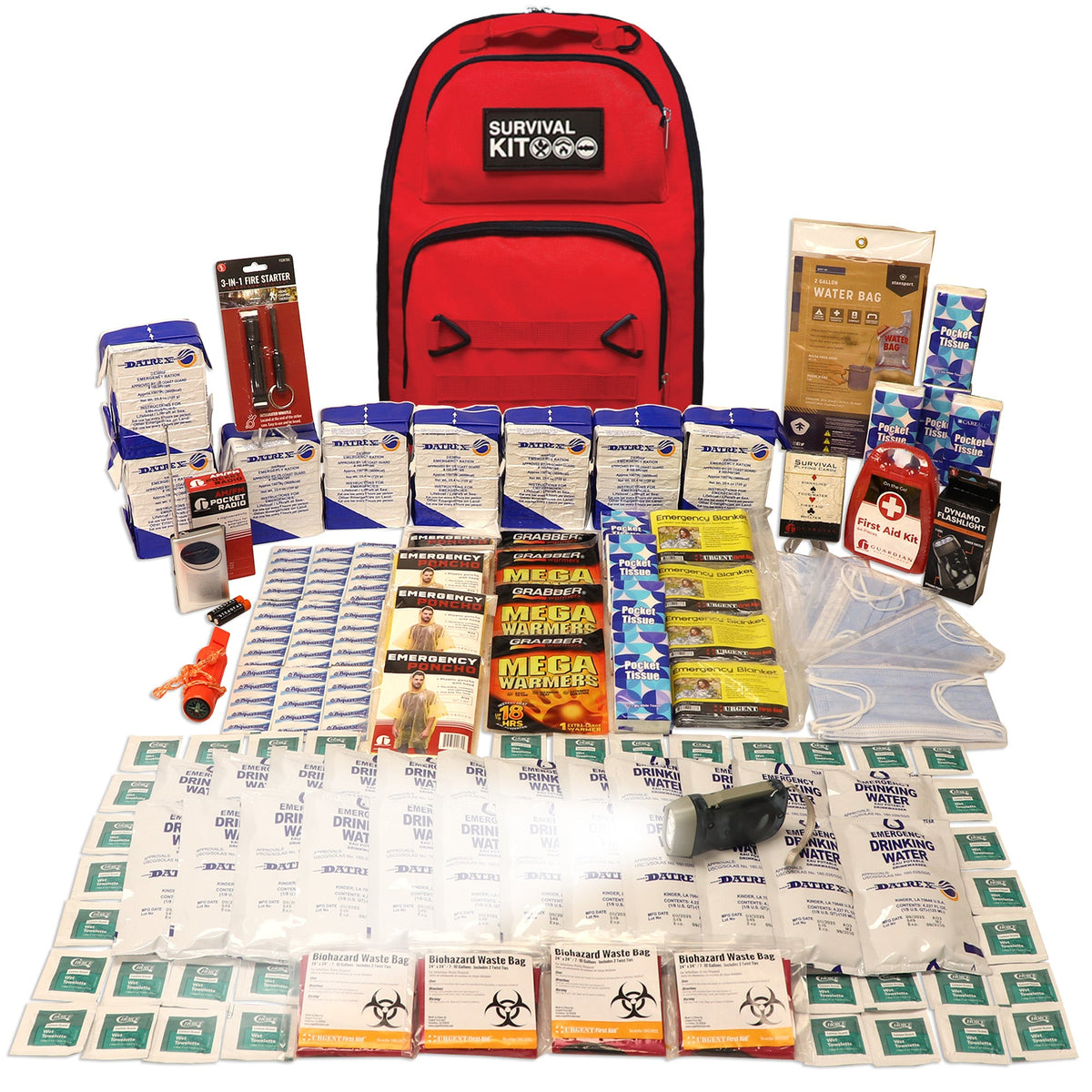 Emergency Preparedness Go-Bag Survival Kit – Disaster & Evacuation Supplies