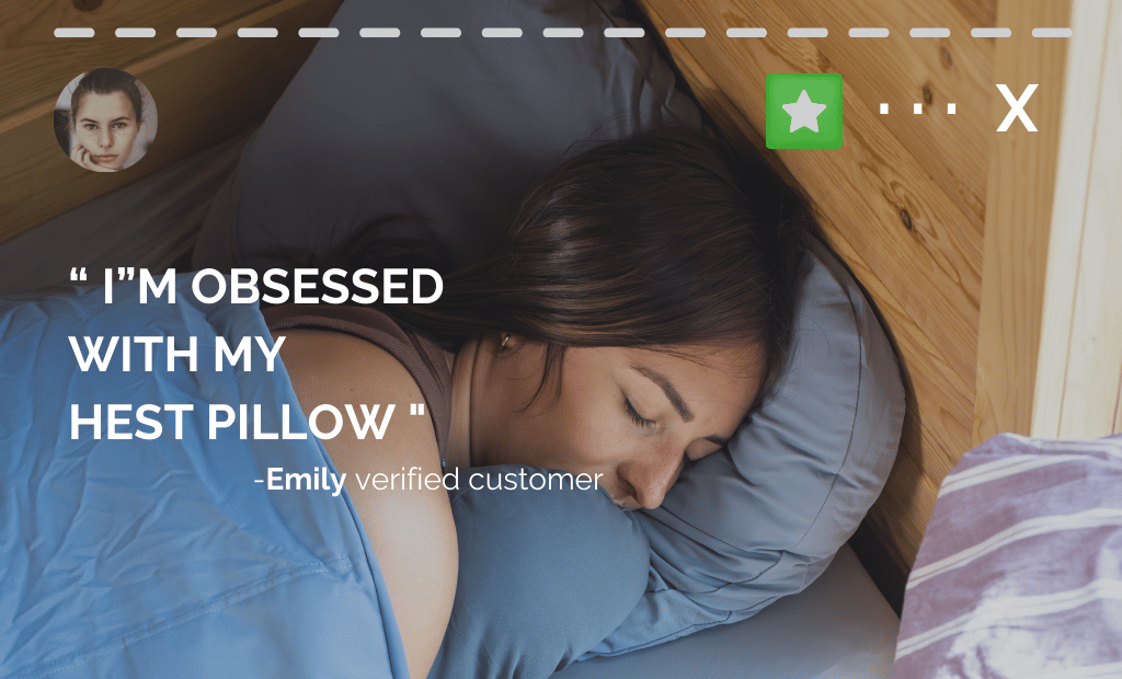 HEST Camp Pillow – Packable Memory Foam Camping & Travel Pillow