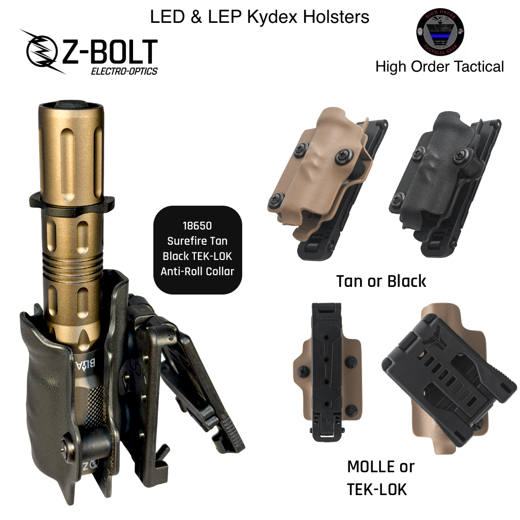 Z-BOLT 650-Lumen 18650 Tactical Flashlight – 200m Long-Range LED Light
