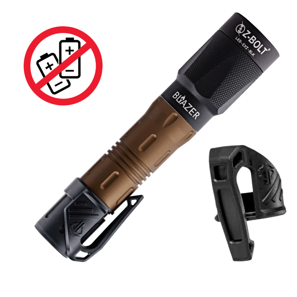 Z-BOLT 650-Lumen 18650 Tactical Flashlight – 200m Long-Range LED Light