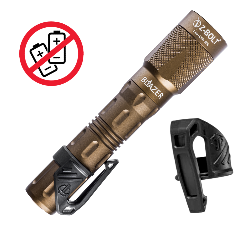 Z-BOLT 650-Lumen 18650 Tactical Flashlight – 200m Long-Range LED Light