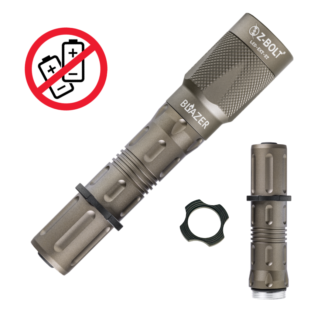 Z-BOLT 650-Lumen 18650 Tactical Flashlight – 200m Long-Range LED Light
