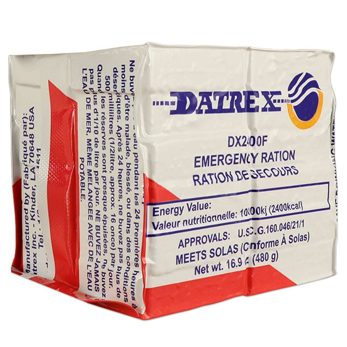 Datrex 2400-Calorie Emergency Food Ration Bar – Ready-to-Eat Survival Food