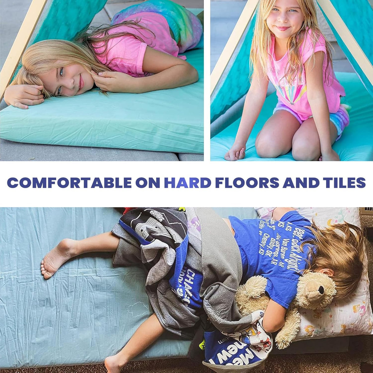 4-Inch Memory Foam Camping Mattress – Folding Waterproof Sleeping Pad