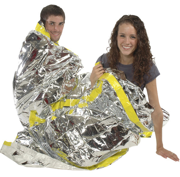 SWSB Emergency Mylar Thermal Sleeping Bag – Compact Reflective Survival Bivy