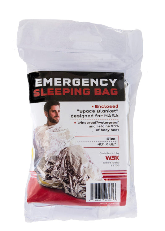 SWSB Emergency Mylar Thermal Sleeping Bag – Compact Reflective Survival Bivy
