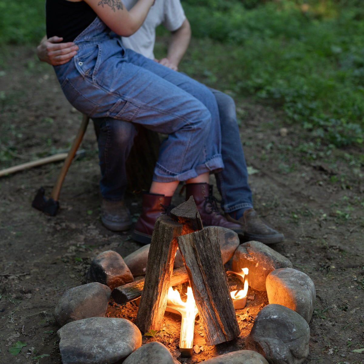 Spark Infinite Fire Starter – Reusable 360° Airflow Fire Pit & Campfire Starter