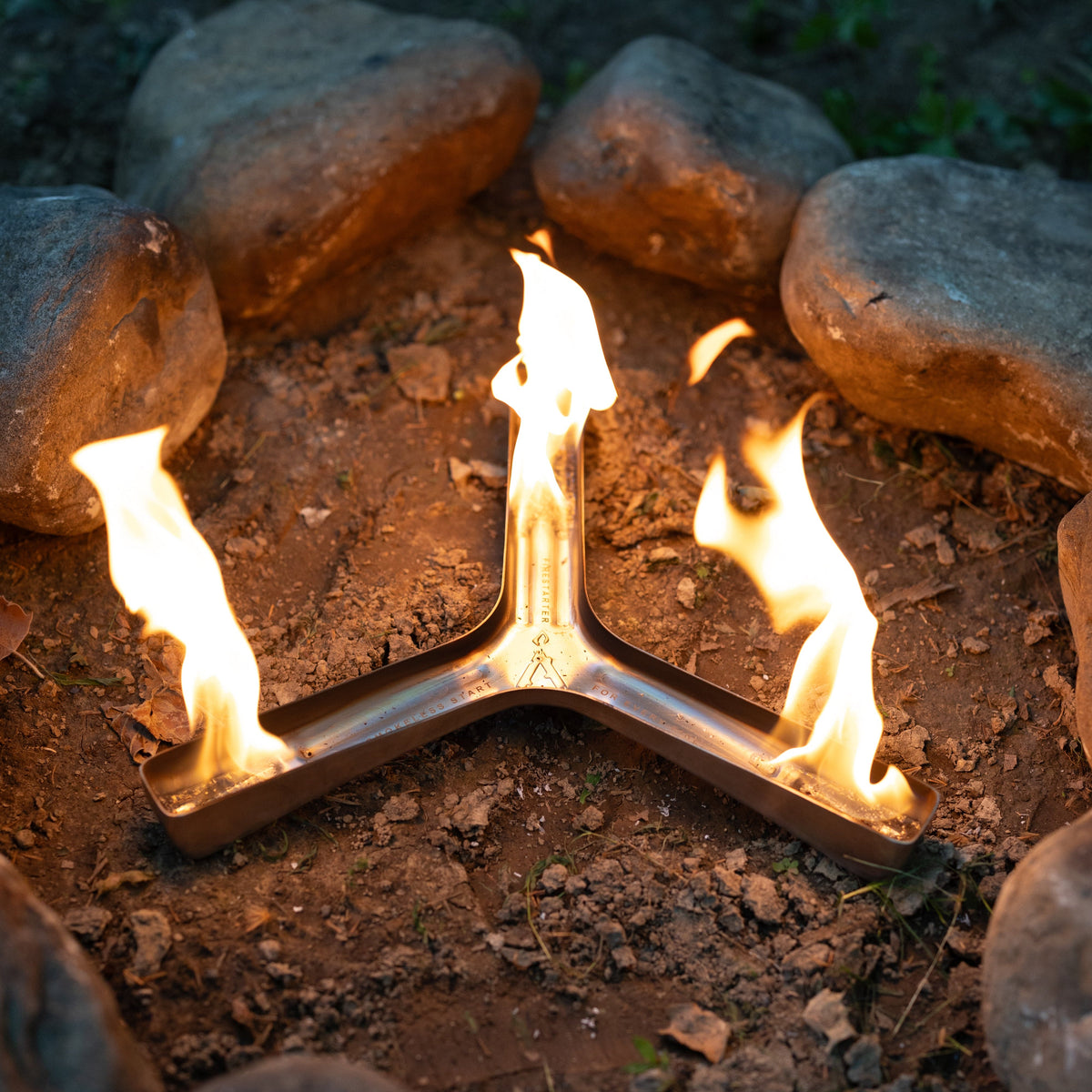 Spark Infinite Fire Starter – Reusable 360° Airflow Fire Pit & Campfire Starter