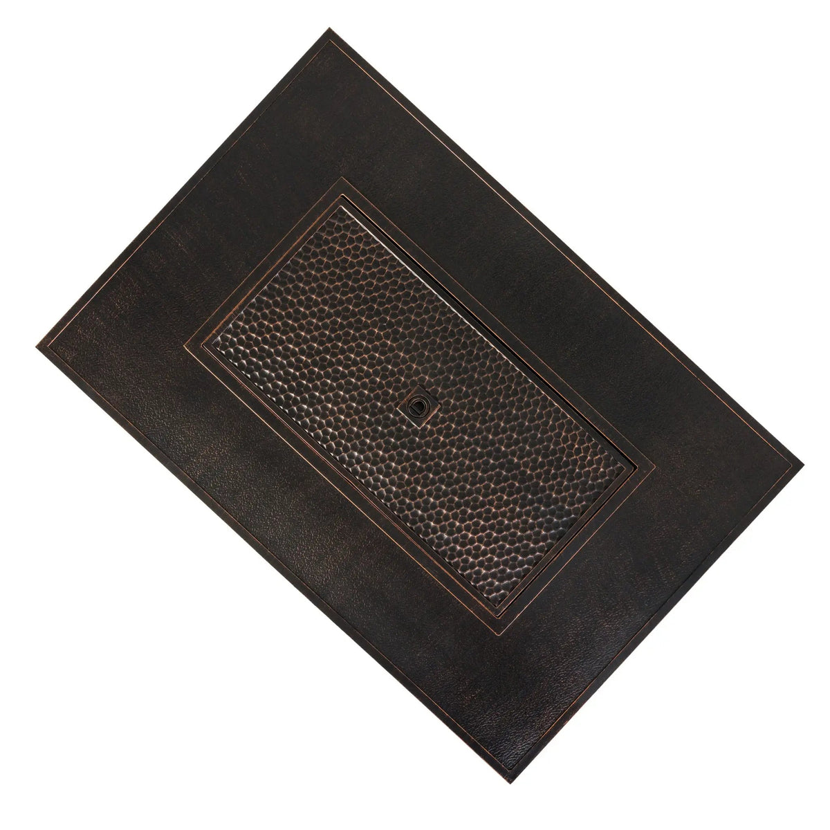 Weyland Rectangle Propane Fire Pit Table – 55,000 BTU Aluminum Gas Fire Table with Fire Glass