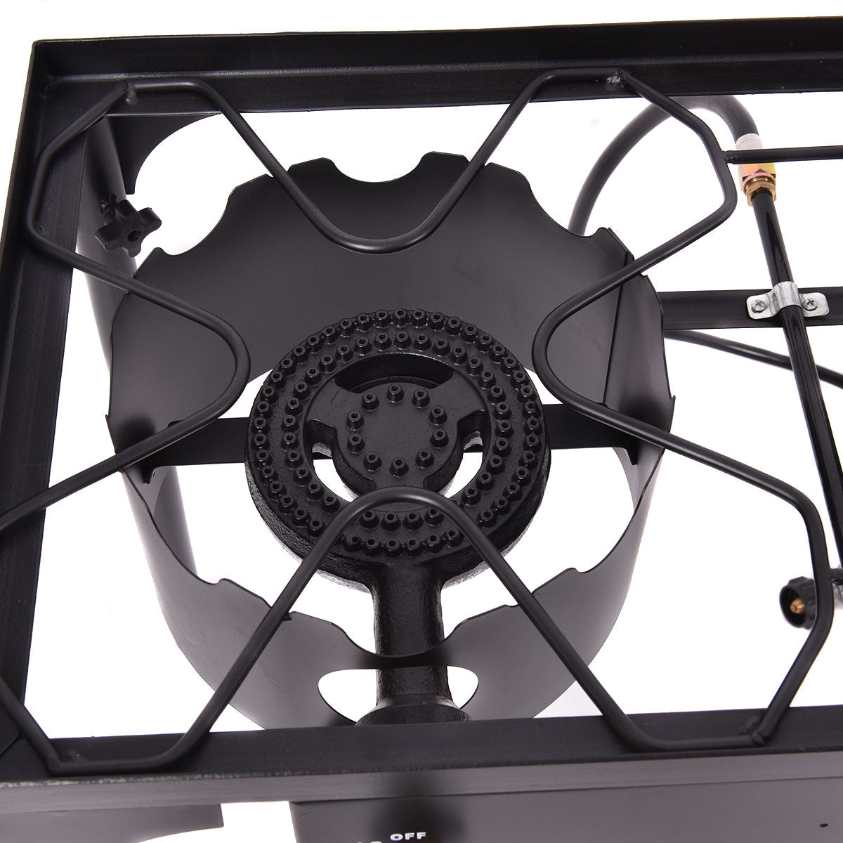 150,000 BTU Double Burner Outdoor Stove – Heavy-Duty Cast Iron Camping & Tailgating Cooker