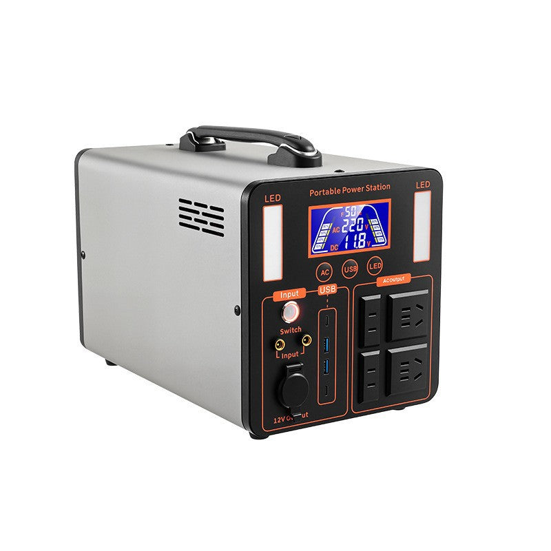 Portable Solar Power Station With Fast Charging And High Capacity Output Ports